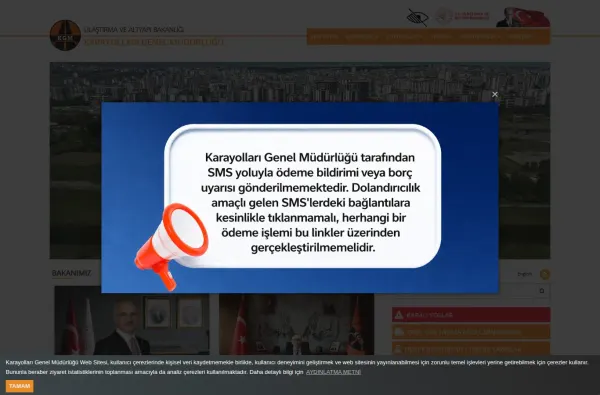 kgm.gov.tr masaüstü ekran görüntüsü
