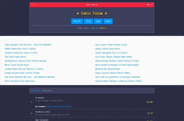 cebirforum.com.tr ekran görüntüsü