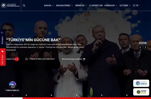 csb.gov.tr masaüstü ekran görüntüsü