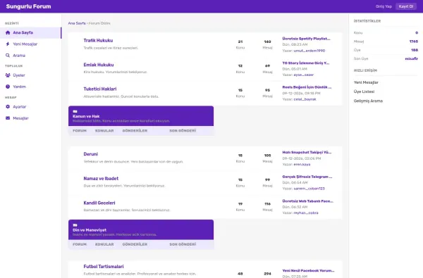 sungurluforum.com.tr ekran görüntüsü