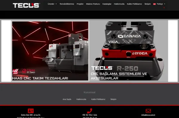 tecus.com.tr ekran görüntüsü