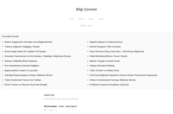 bilgicevresi.com.tr ekran görüntüsü