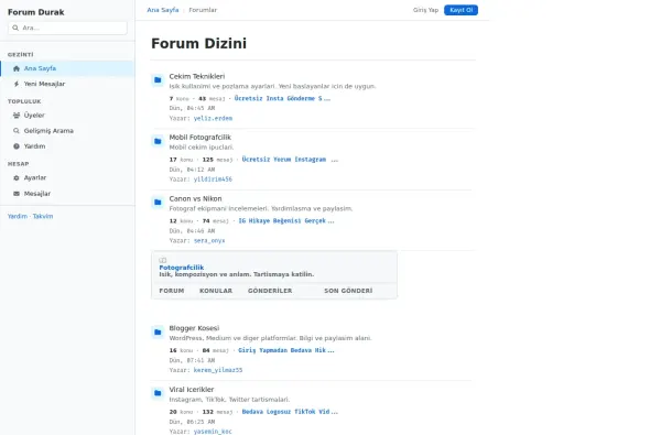 forumdurak.com.tr ekran görüntüsü