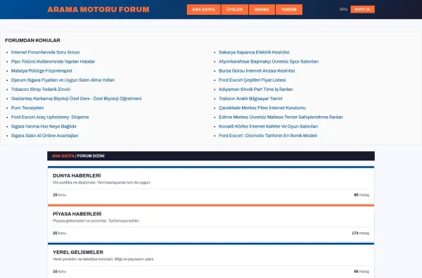 aramamotoruforum.com.tr ekran görüntüsü