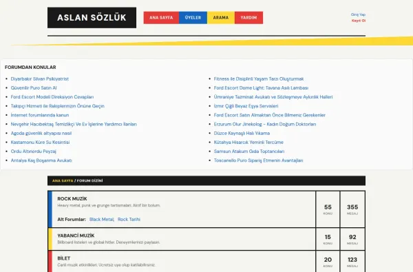 aslansozluk.com.tr masaüstü ekran görüntüsü
