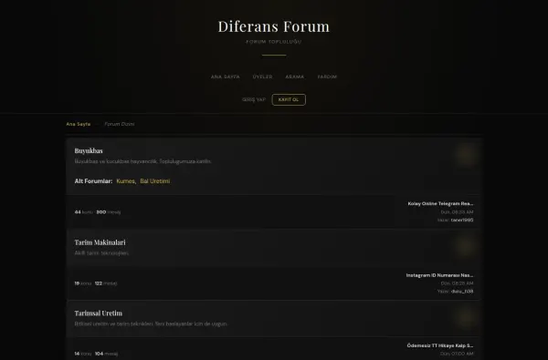 diferansforum.com.tr ekran görüntüsü