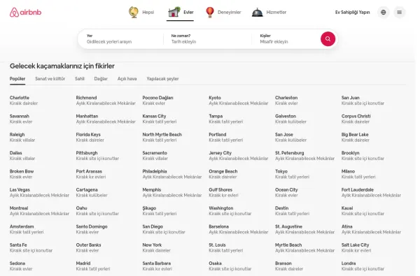 airbnb.com.tr masaüstü ekran görüntüsü