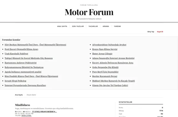 motorforum.com.tr masaüstü ekran görüntüsü