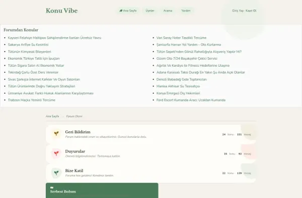 konuvibe.com.tr ekran görüntüsü