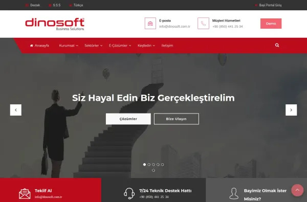 dinosoft.com.tr ekran görüntüsü
