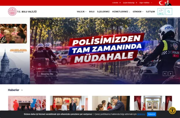 bolu.gov.tr ekran görüntüsü