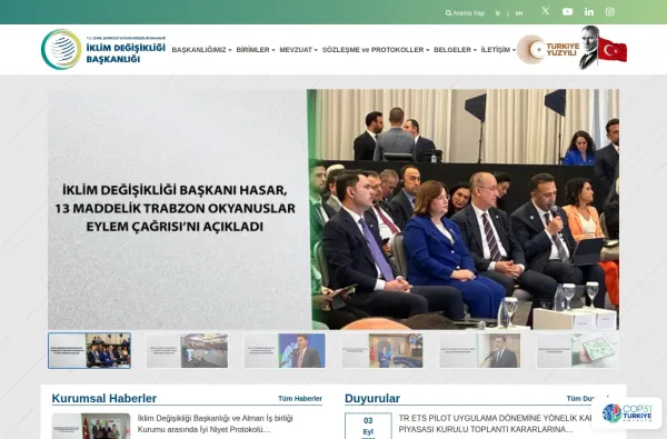iklim.gov.tr ekran görüntüsü