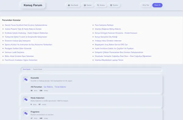 konusforum.com.tr masaüstü ekran görüntüsü