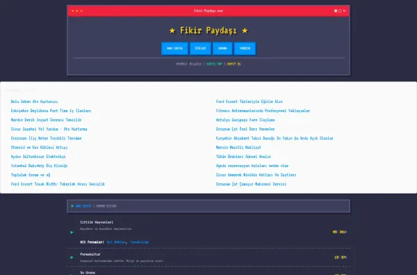 fikirpaydasi.com.tr ekran görüntüsü