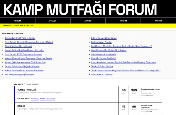 kampmutfagiforum.com.tr masaüstü ekran görüntüsü