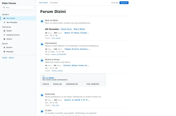 pelinforum.com.tr ekran görüntüsü