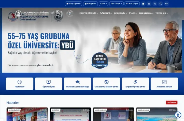 omu.edu.tr masaüstü ekran görüntüsü