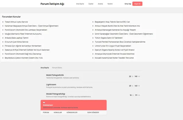 forumiletisimagi.com.tr masaüstü ekran görüntüsü
