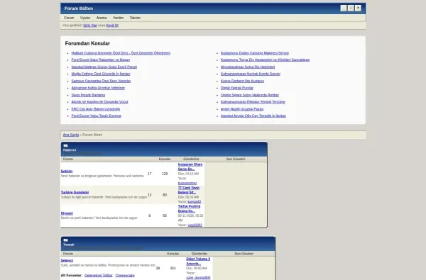 forumbulten.com.tr ekran görüntüsü