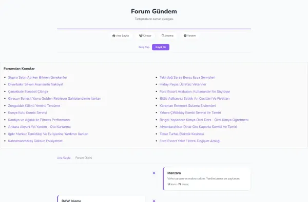 forumgundem.com.tr ekran görüntüsü