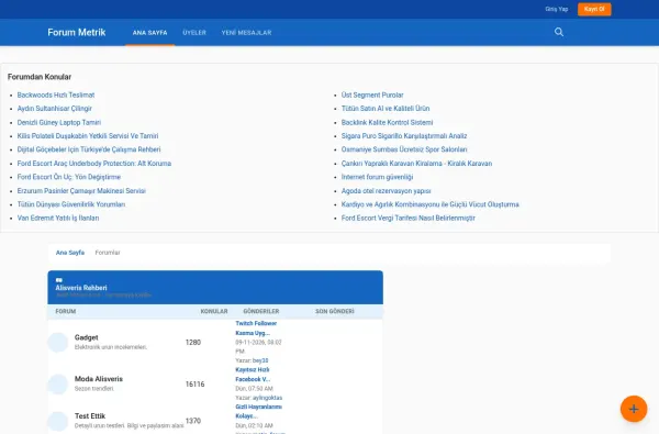 forummetrik.com.tr ekran görüntüsü