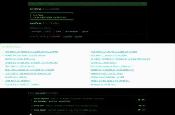 eceforum.com.tr ekran görüntüsü