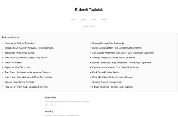 erdemlitopluluk.com.tr ekran görüntüsü