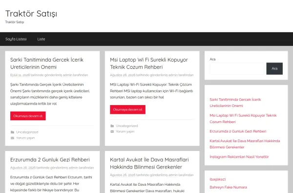 traktorsatisi.com.tr ekran görüntüsü