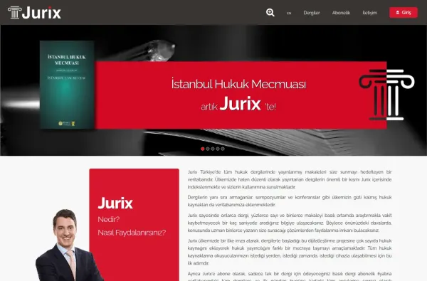 jurix.com.tr ekran görüntüsü