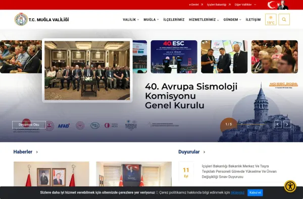 mugla.gov.tr masaüstü ekran görüntüsü