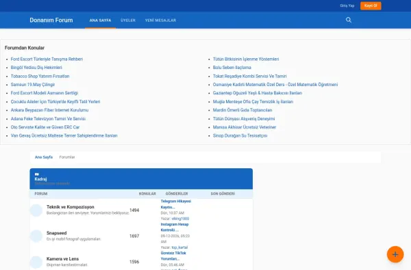 donanimforum.com.tr masaüstü ekran görüntüsü