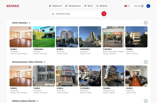 remax.com.tr masaüstü ekran görüntüsü