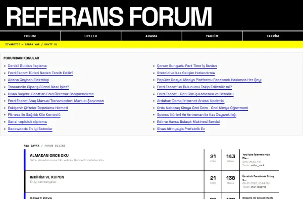 referansforum.com.tr ekran görüntüsü