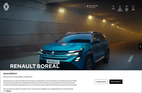 renault.com.tr masaüstü ekran görüntüsü