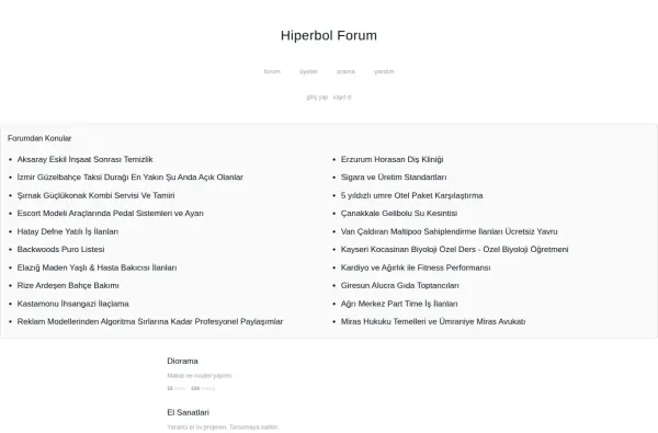 hiperbolforum.com.tr masaüstü ekran görüntüsü