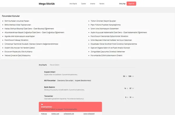 megasozluk.com.tr masaüstü ekran görüntüsü