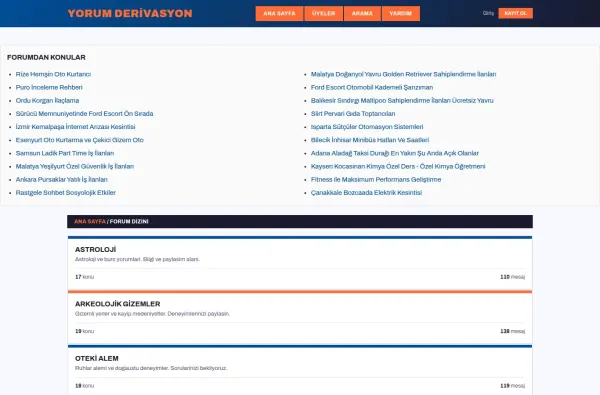 yorumderivasyon.com.tr ekran görüntüsü