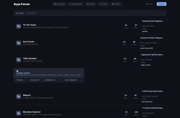 ayseforum.com.tr ekran görüntüsü