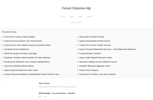 forumdusunceagi.com.tr masaüstü ekran görüntüsü