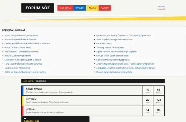 forumsoz.com.tr ekran görüntüsü