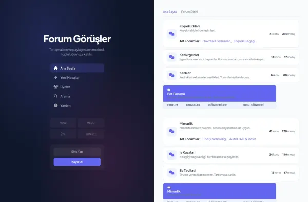 forumgorusler.com.tr ekran görüntüsü