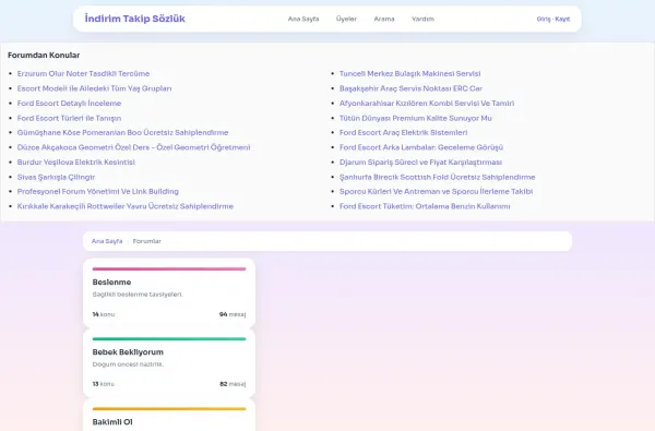 indirimtakipsozluk.com.tr ekran görüntüsü