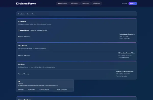 kiralamaforum.com.tr ekran görüntüsü