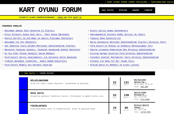 kartoyunuforum.com.tr masaüstü ekran görüntüsü