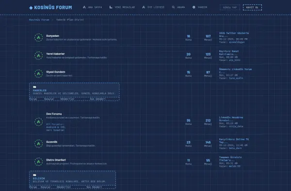kosinusforum.com.tr ekran görüntüsü