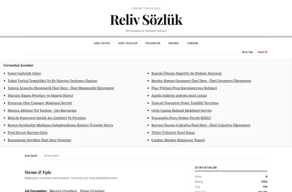 relivsozluk.com.tr masaüstü ekran görüntüsü