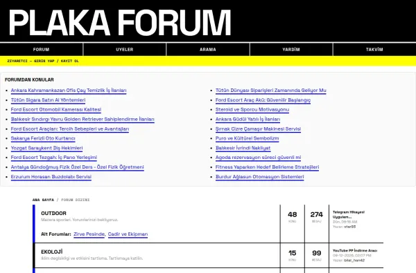 plakaforum.com.tr ekran görüntüsü