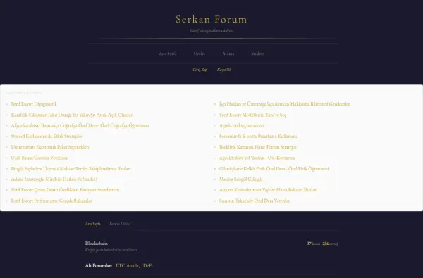 serkanforum.com.tr ekran görüntüsü