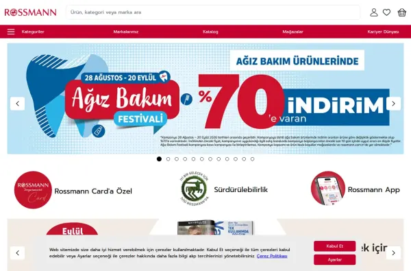 rossmann.com.tr masaüstü ekran görüntüsü