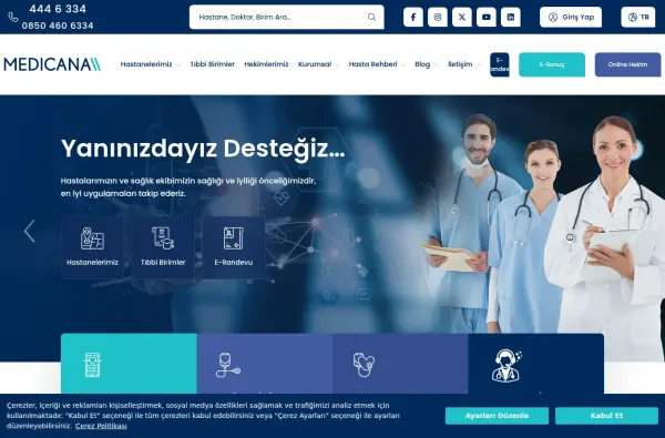 medicana.com.tr masaüstü ekran görüntüsü